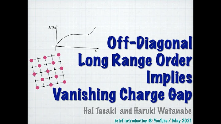 Off-Diagonal Long-Range Order Implies Vanishing Charge Gap - DayDayNews