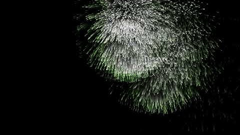 Fireworks using Particle system.