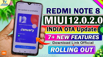 Redmi Note 8 New MIUI 12.0.2.0 India Update Rolling Out | 7+ New Features | Redmi Note 8 New Update