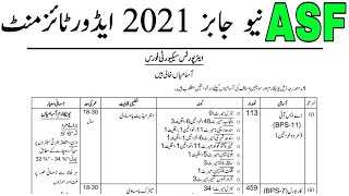 ASF New Jobs 20221 Advertisement Real Or Fake | Airport Security Force Jobs 2021 |