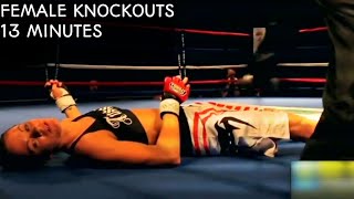13 Minutes Of Greatest Female Knockouts Compilation