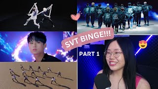 Binging SEVENTEEN before their comeback! BOOMBOOM + Dont Wanna Cry + HIGHLIGHT + MY I +... | PART 1