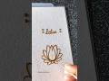 Lotus Mehndi design step by step for beginners |#lotus​ #art​ #viral​ #hack​ #shorts​