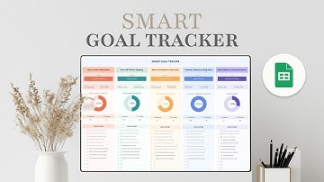 Best Digital Goal Tracker | Google Sheets Template