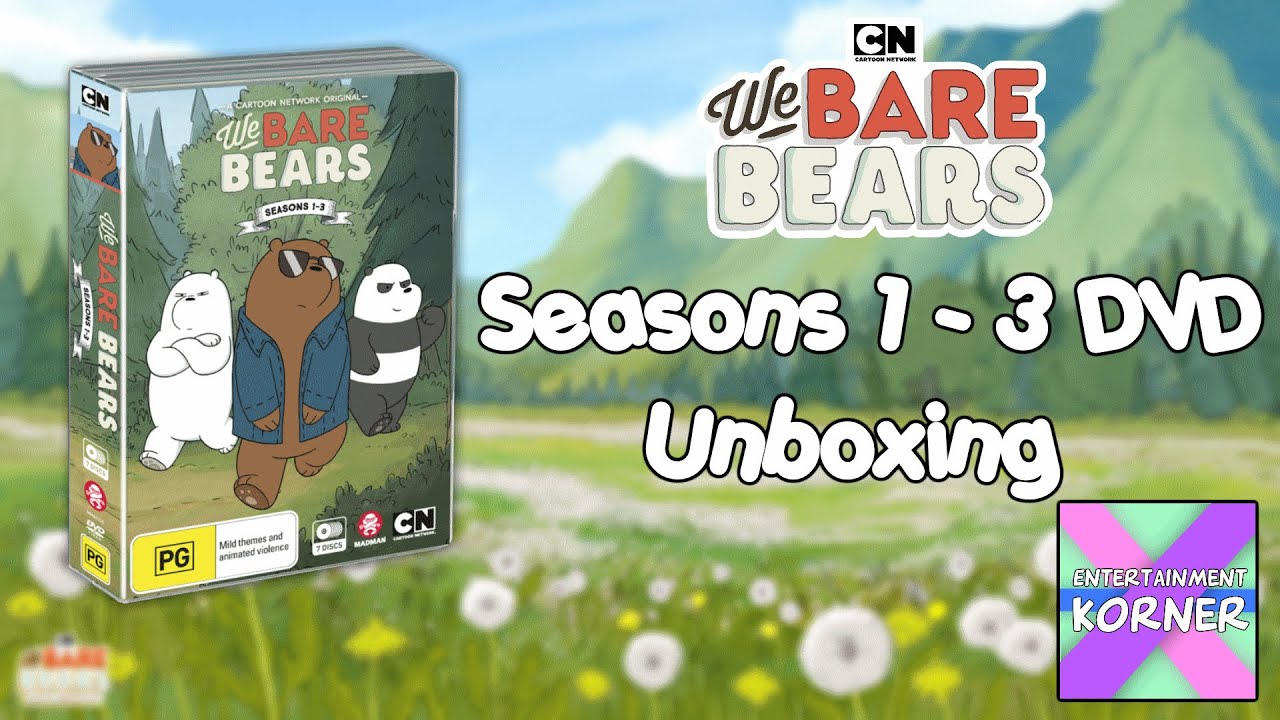 We Bare Bears Seasons 1 3 DVD Unboxing YouTube