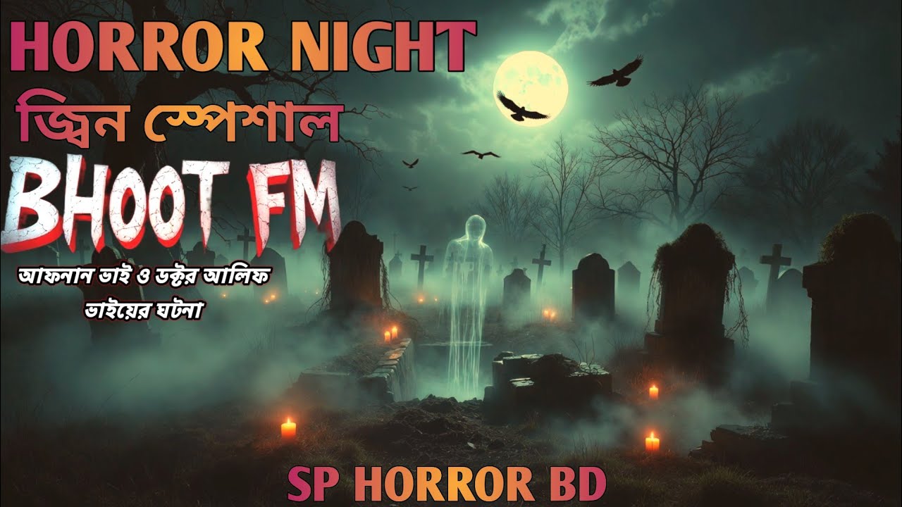 Horror night ☠️ জ্বিন স্পেশাল 👹 bhoot fm | আফনান ভাই ও ডক্টর আলিফ ভাইয়ের ঘটনা 