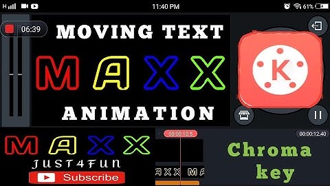 HOW TO MAKE MOVING TEXT ANIMATION TUTORIAL in KINEMASTER |2020|