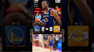Golden State Warriors Beat the Los Angeles Lakers to advance to the 2026 Summer League Finals!