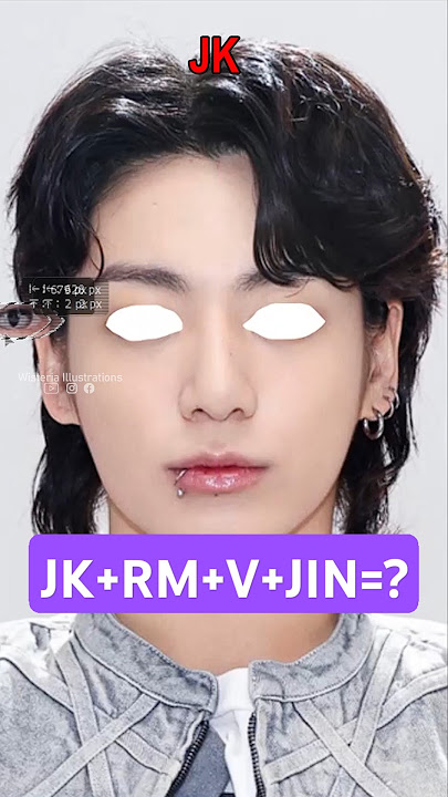 WHAT IF JK, RM,V, Jin were same person..?🤯  #shorts