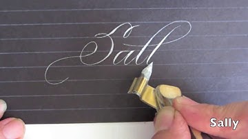 Pointed Pen Handwritten Calligraphy S Names | Sabrina Sadie Sara Selena Shawna Sophie Stacy Sydney