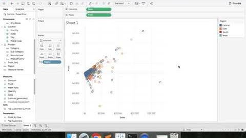Tableau Tutorial - Scatter Plots