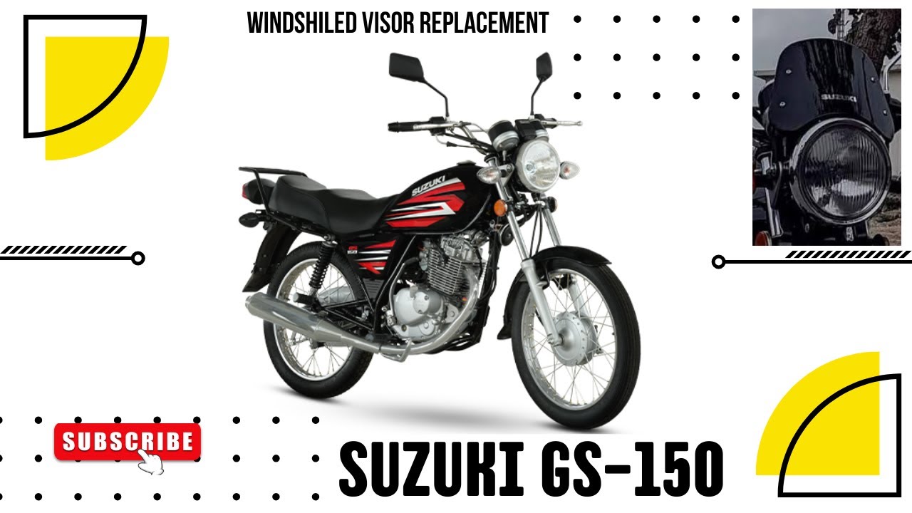 GS 150 Windshield Visor Replacement | Suzuki GS150 Installation Guide (Urdu)