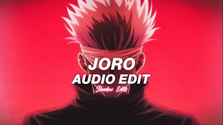 joro - wizkid (sped up)『edit audio』