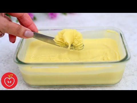 NO ADDITIVES! How to Make HOMEMADE MARGARINE - only natural ingredients