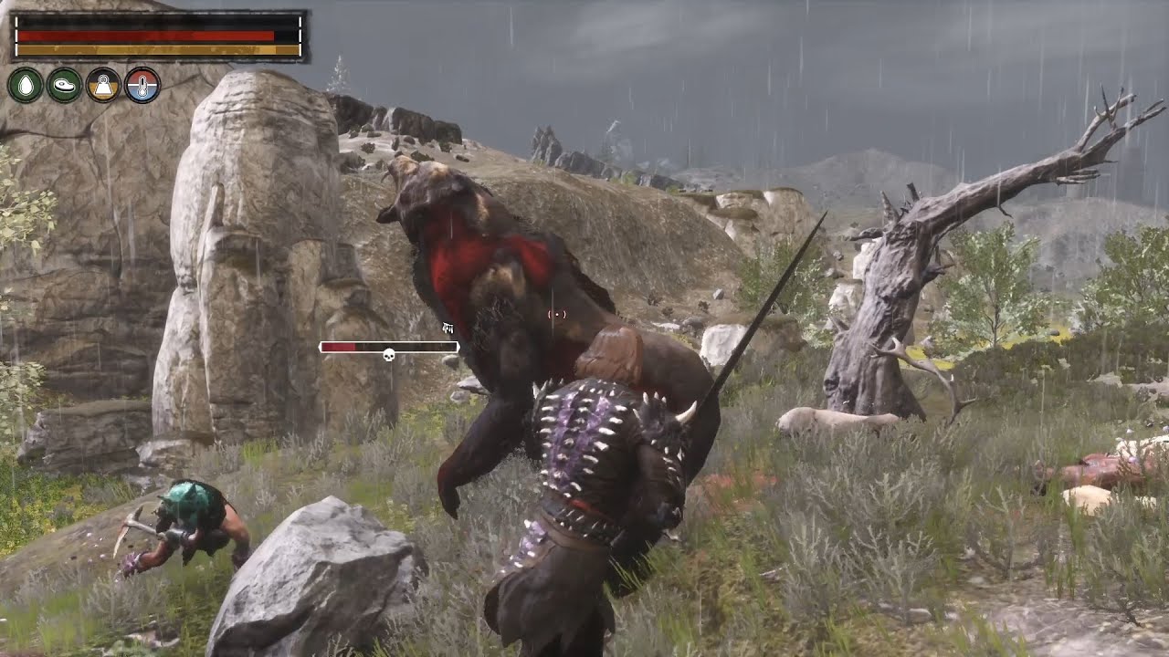 Conan Exiles Misha den Bären häuten / Skin Misha the Bear location