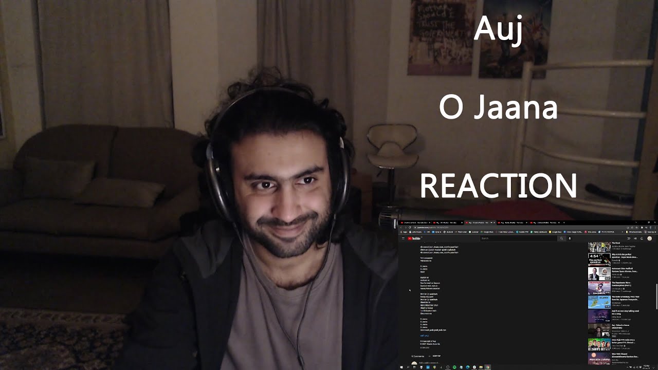 Auj - O Jaana (REACTION)
