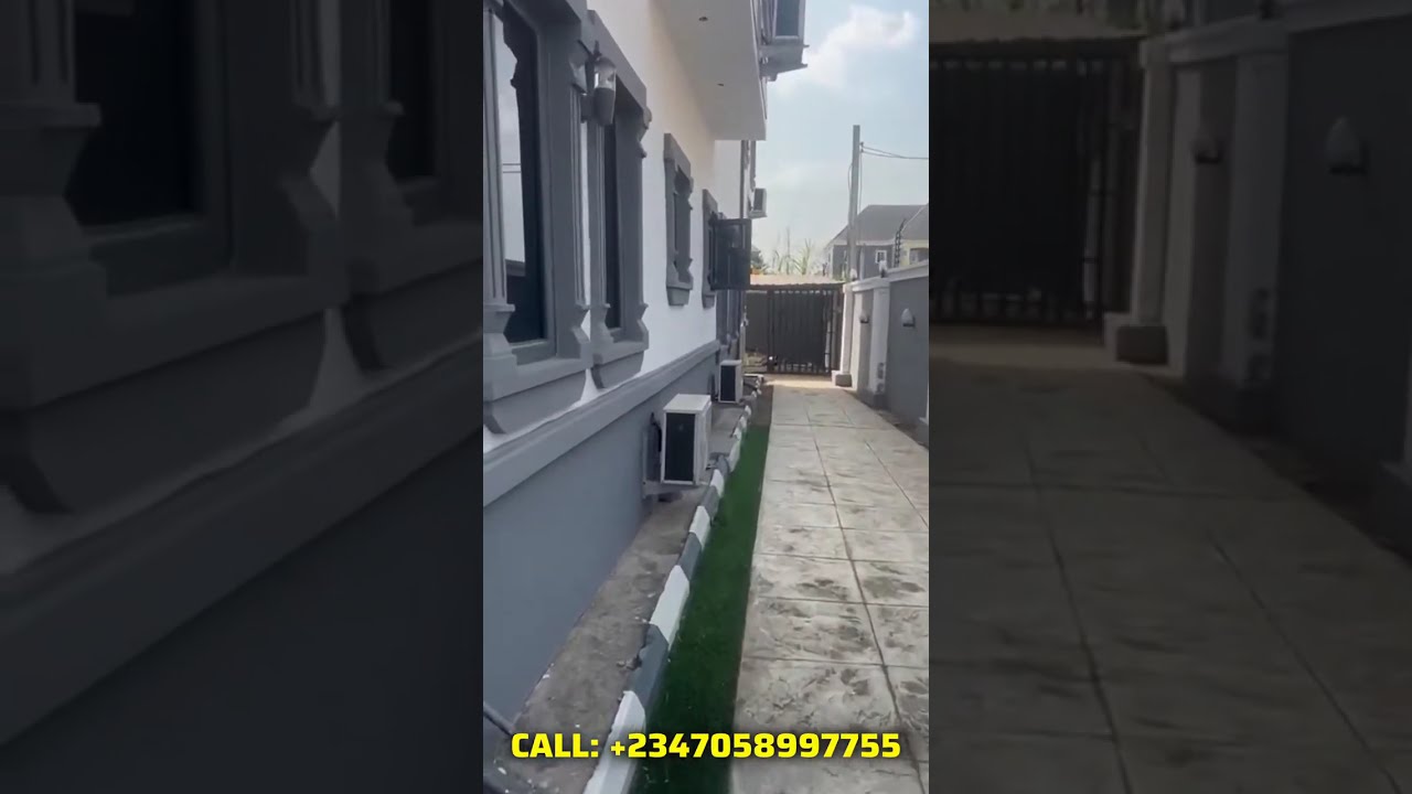 A finished newly built 5 bedroom duplex with BQ at Umuguma Owerri Imo state for sale.