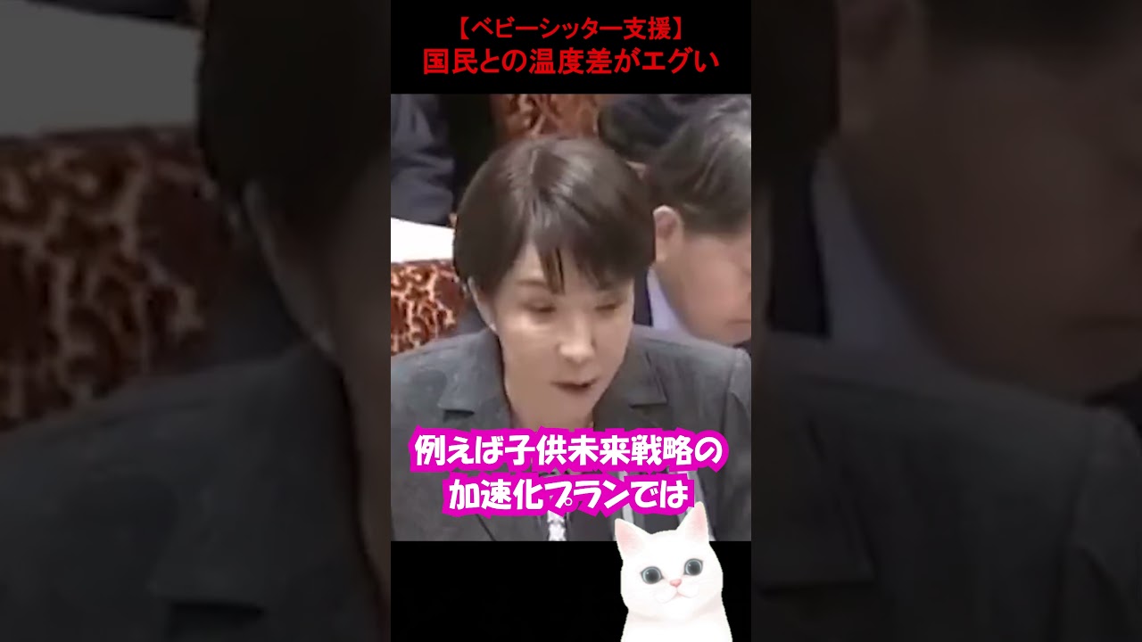 【子育て政策】“本当に必要なのはそこ？”ネットで賛否