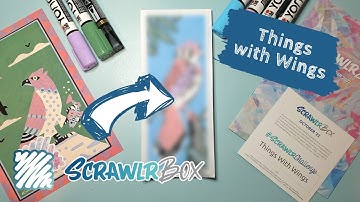 Things with Wings - ScrawlrBox October 2022 Unboxing & Art