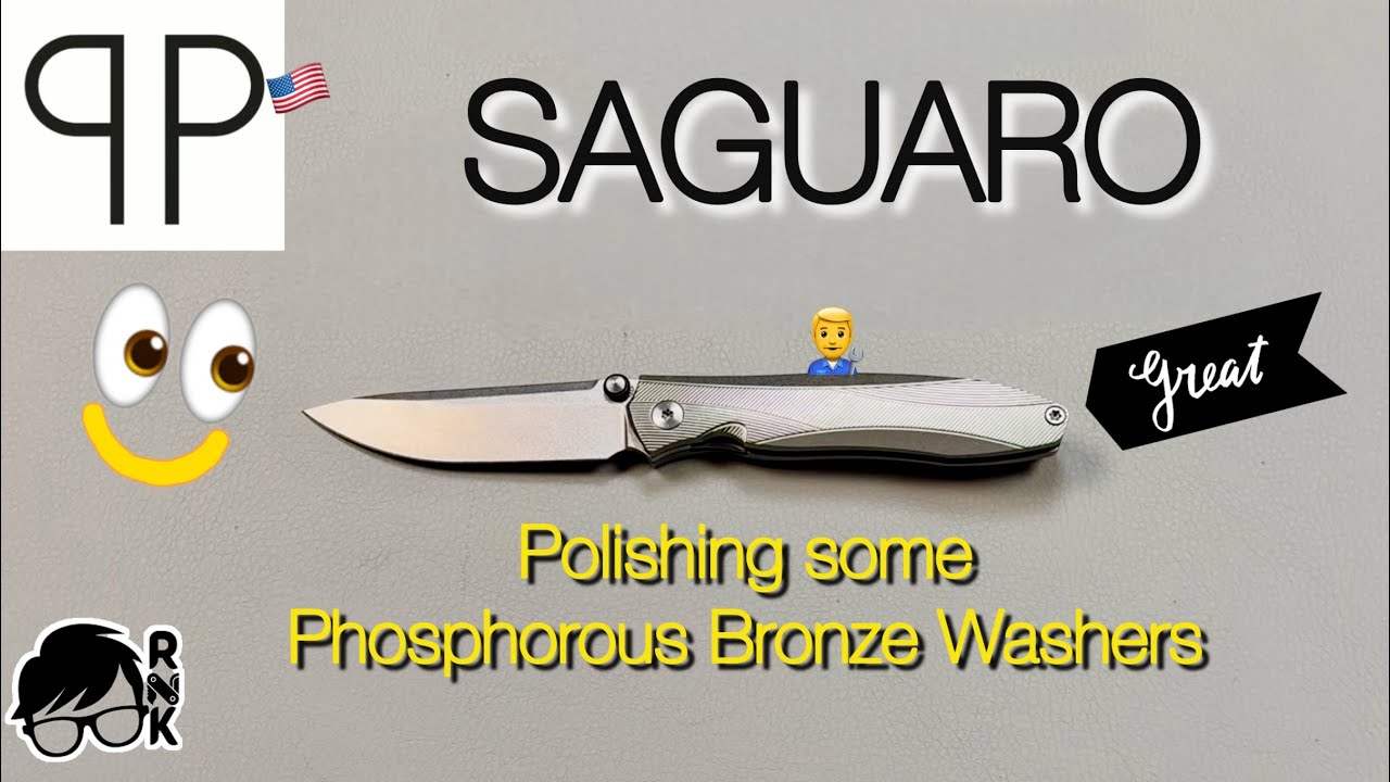 A disassembling a fancy knife, the QP Blades Saguaro, to polish