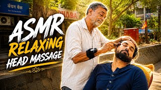 INSTANT SLEEP Head Massage Therapy by Waris Barber| Indian Street Head Massage | BarberVibes ASMR