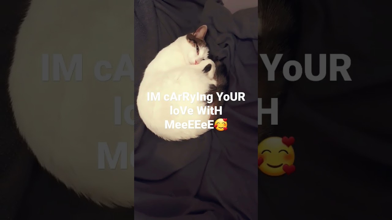 im carrying your love with me🥰