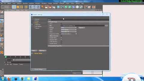 Cinema4D Tutorial - Render and Image without Black/White Background