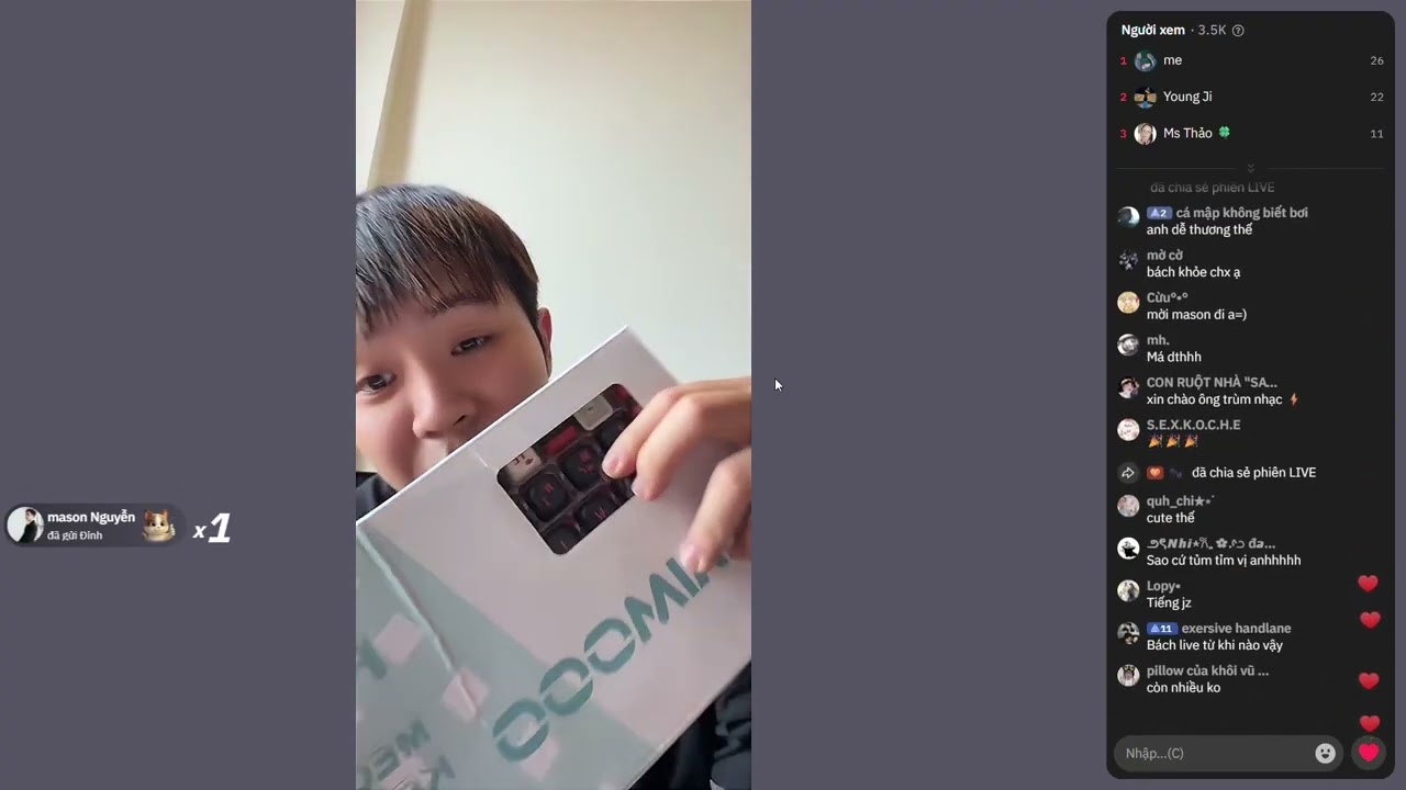 [liveTT] Mason Nguyễn livestream 6/2/2026