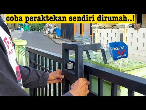 Cara Bikin Pagar Teralis