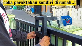 inikan yang kalian cari.?☺️ build Roller nylon peraktek lapangan rel pintu sliding