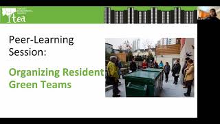Peer Learning Event: Organizing Resident Green Teams (Recording)