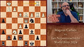 Thumbnail for 5 Minutes with Ben: Magnus Carlsen vs  Ian Nepomniachtchi, World Blitz Championship 2024