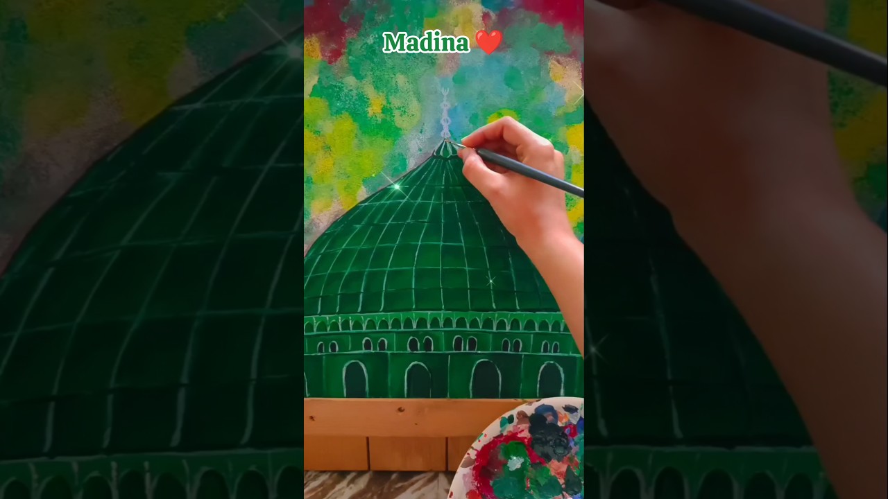 Satisfying Arabic Calligraphy ✍️✨ | Beautiful Islamic Art #shorts #art #artshorts
