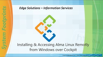 How to: Install & Access Alma Linux 8.5 Remotely from Windows over Cockpit