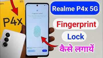 Realme P4X 5G Me Fingerprint Lock Kaise Lagaye / Realme P4X 5G Fingerprint Lock Setting