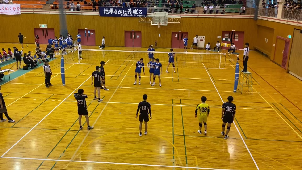 バレーボール　国体　インターハイ　大学　東亜 東亜大学vs福山平成大学 中四国大会 決勝戦 3セット目 東亜大学優勝