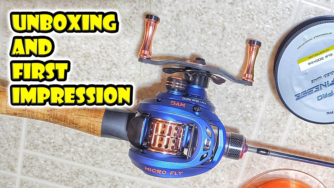 Unboxing Kingdom MicroFly MV6 CDM BFS Reel from Aliexpress 