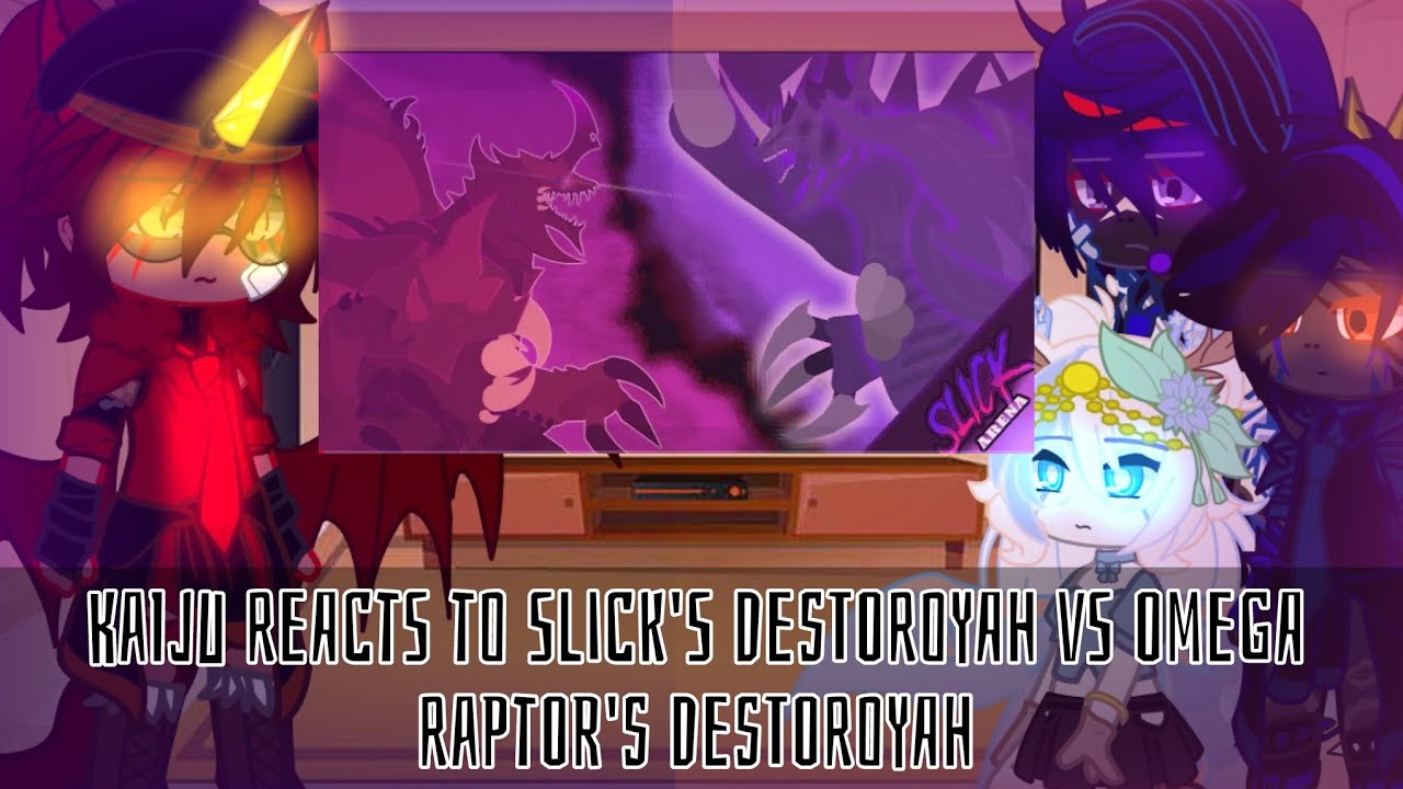 Omega Raptor Kaijus React to Slick's Destoroyah vs Omega raptor's Destoroyah•° Lazy ...