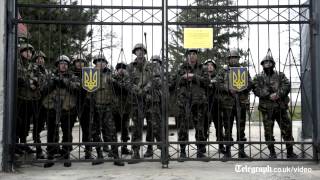 Uneasy standoff between Ukrainian and Russia troops in Crimea