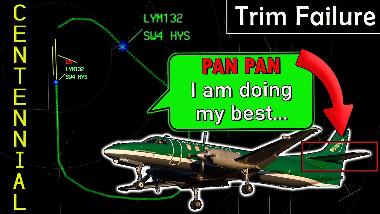 Metroliner has TRIM FAILURE AFTER TAKEOFF "Runaway Trim" YouTube