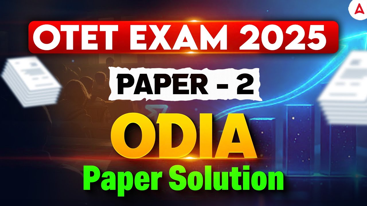 OTET Question Paper 2025 | OTET Paper 2 Odia Paper Solution | OTET Answer Key