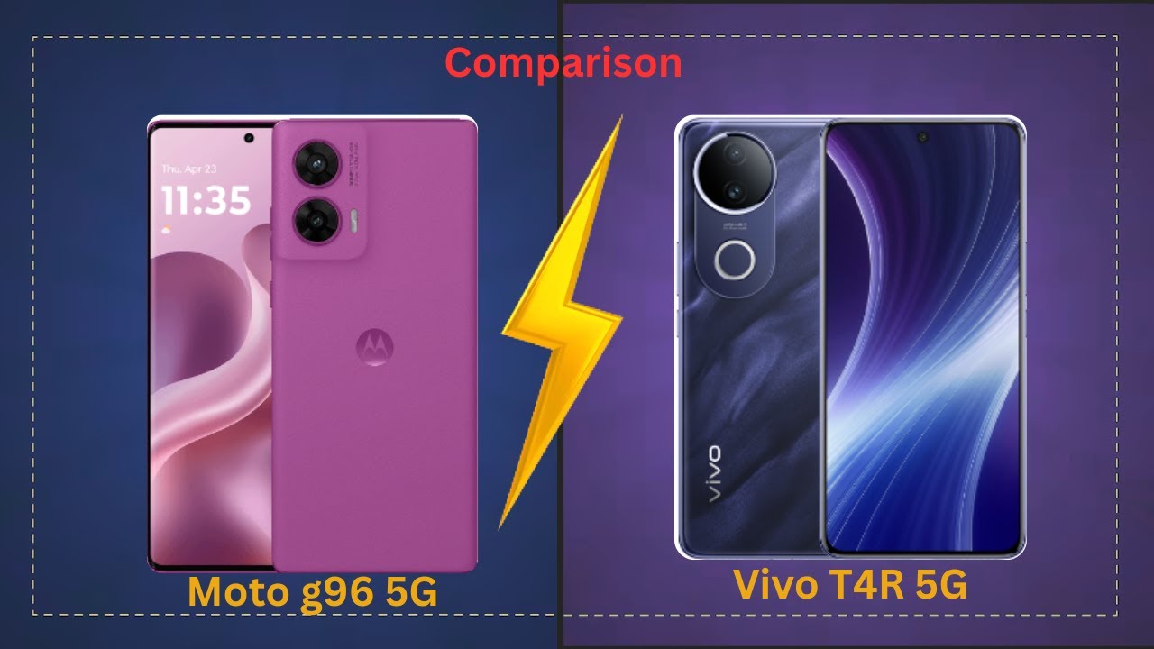 Moto g96 5G vs Vivo T4R 5G: Which is best under 20,000 ? [Full Comparison Video in Details)