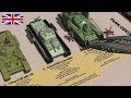 WW2 British and Allies Tank Type and Size Comparison 3D