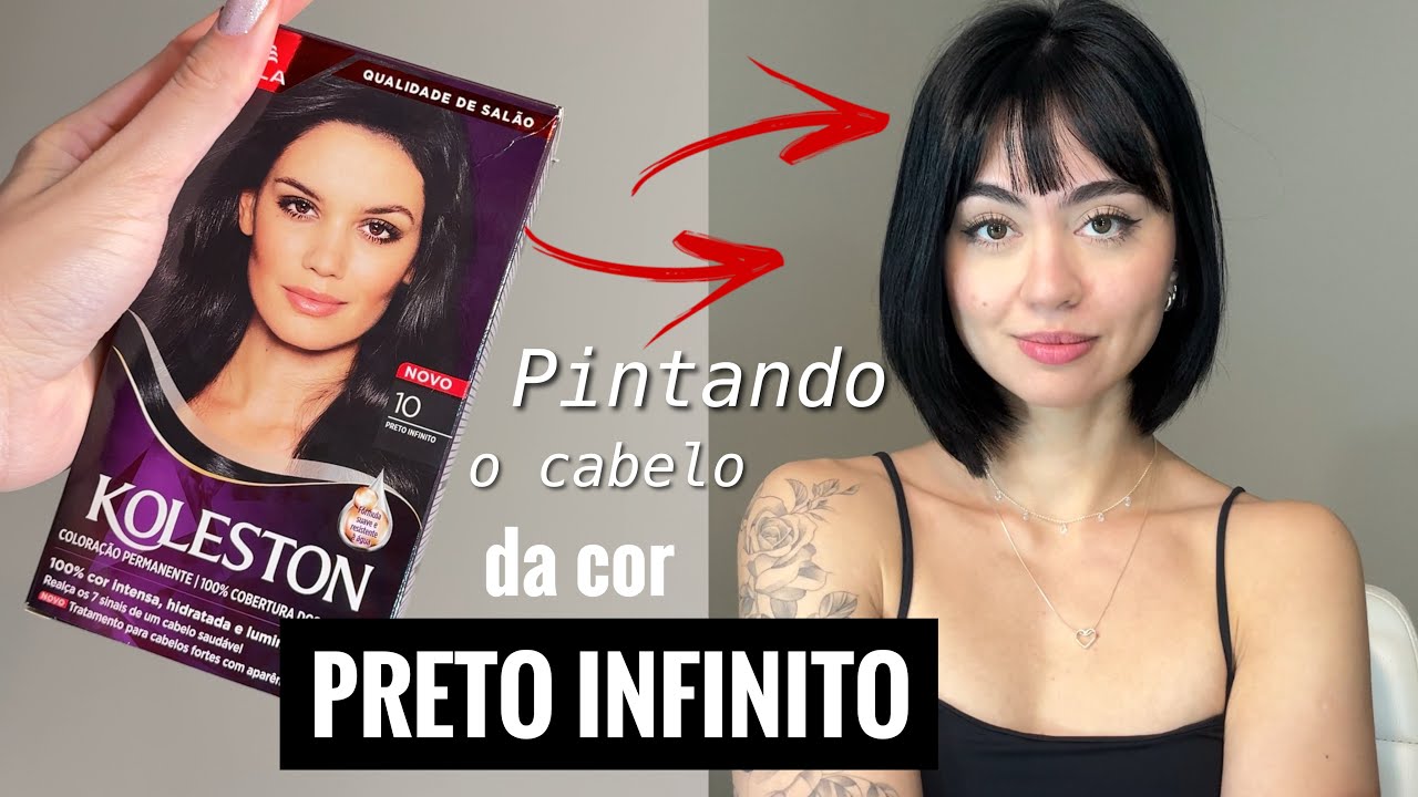 PINTANDO O CABELO DE PRETO