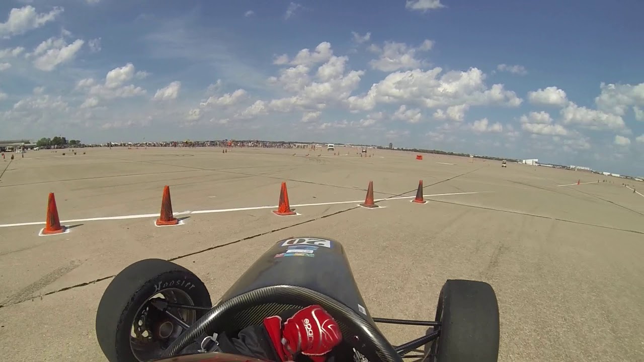 2014 FSAE Lincoln Autocross RUN 2 Cal State Fullerton
