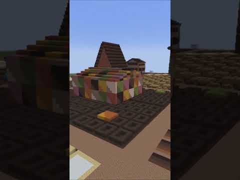 【マイクラ 建築 お菓子の家】マイクラで建築　お菓子の街のお菓子の家　マイクラ #minecraft #マインクラフト #マイクラ建築