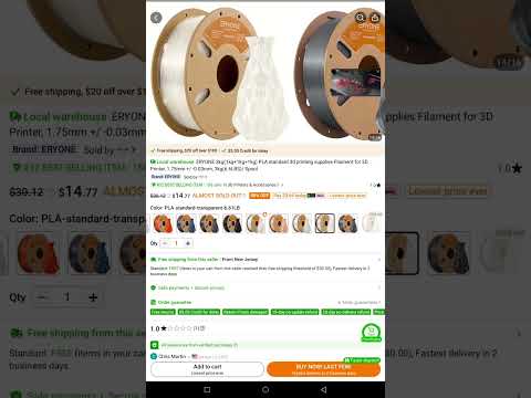 Some super cheap filament on Temu