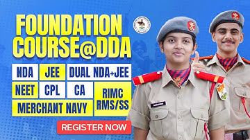 🎓 Doon Defence Academy — Admissions Open (Foundation Courses 2026–27)