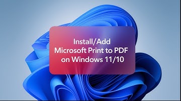 How to Install Microsoft Print to PDF on Windows 11/10 | Quick & Easy Fix!