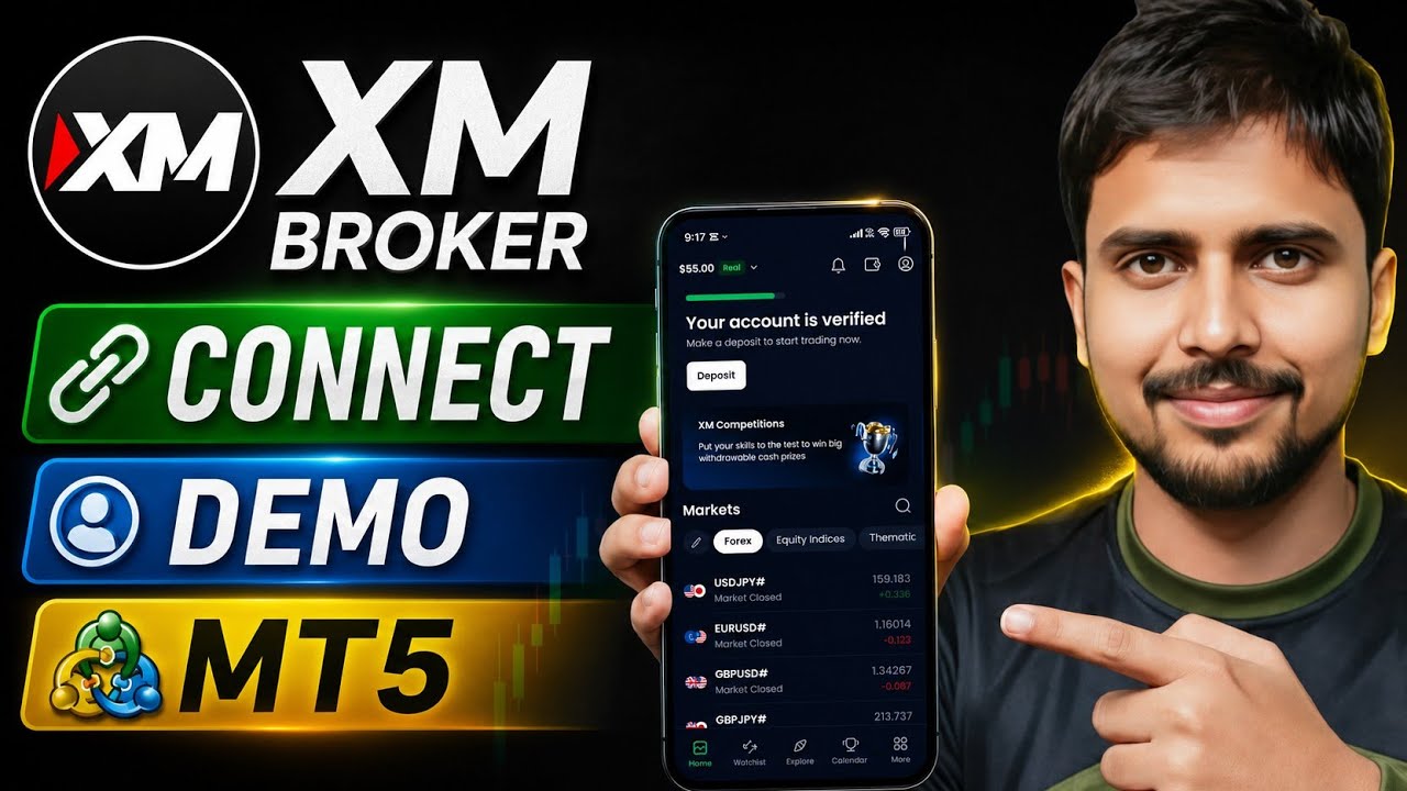 How to Connect XM Demo Account to MT5 | XM Demo Account Setup Guide ...